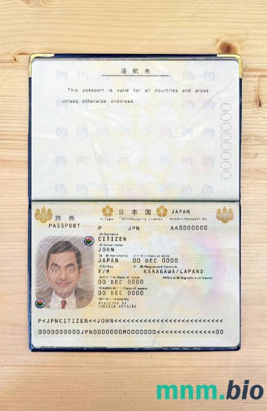 Japonia zdjęcie do paszportu pliki PSD, skan i fotografowany obraz